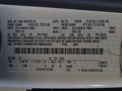 Used 2023 Ford Escape ST-Line FWD image 33