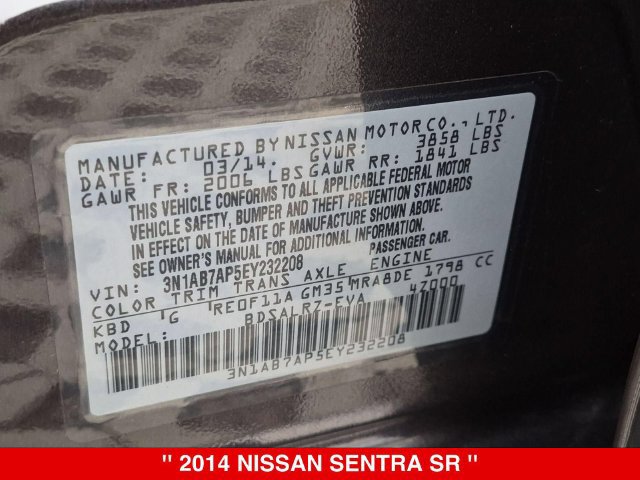 Used 2014 Nissan Sentra SR w/ SR Driver Package FWD image 39