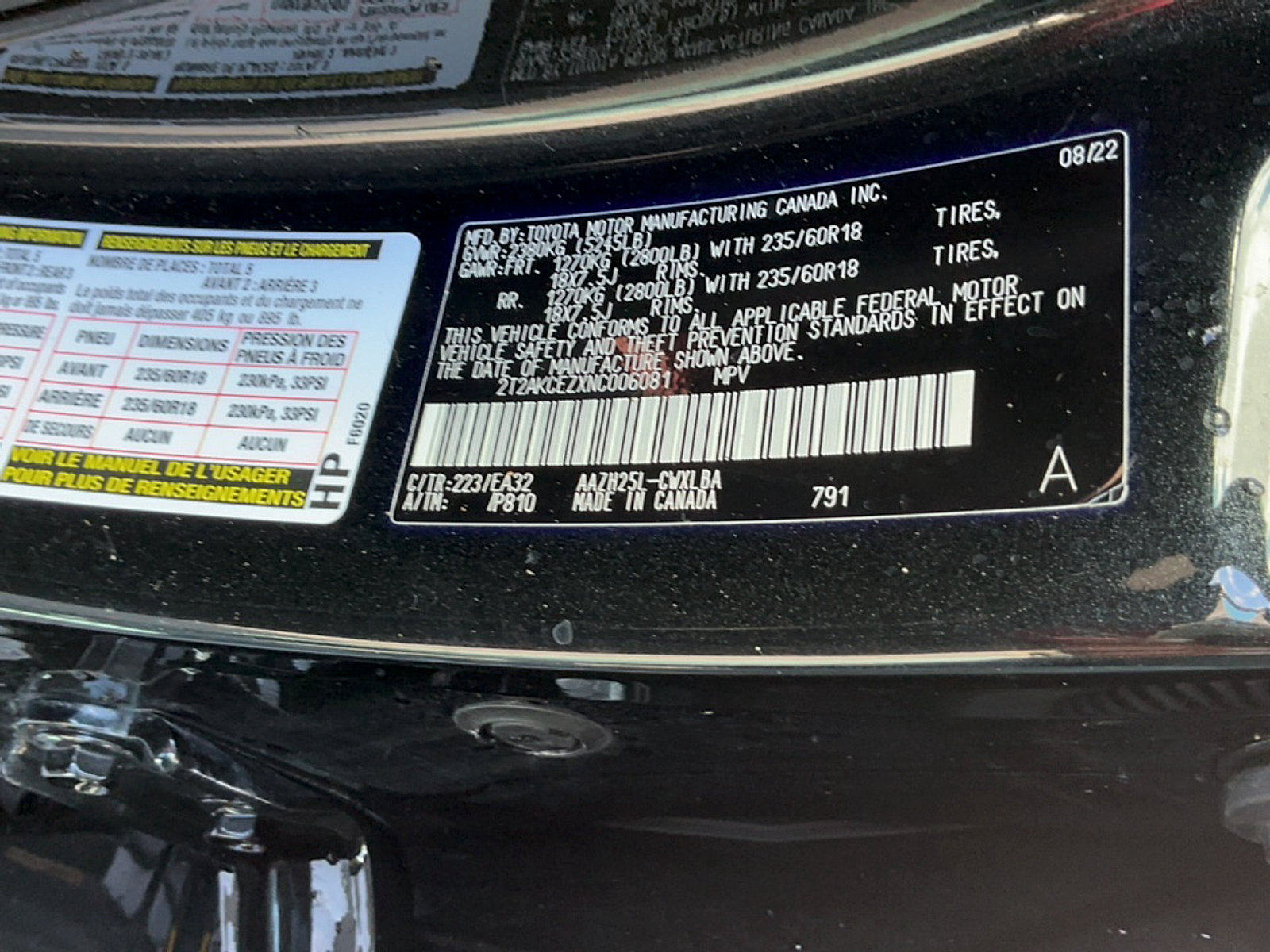 Used 2022 Lexus NX 350h AWD w/ Towing Package (2000 Lbs) image 14