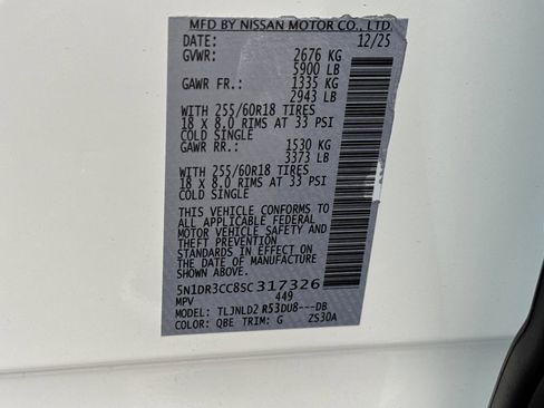 New 2025 Nissan Pathfinder SL image 36