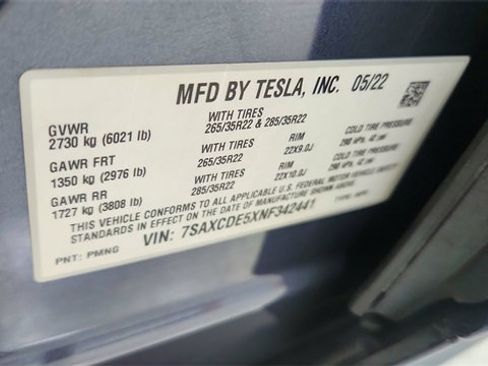 Used 2022 Tesla Model X Base image 59