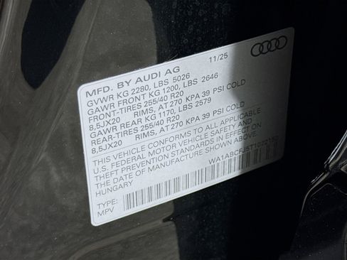 New 2026 Audi Q3 quattro 2.0T image 34
