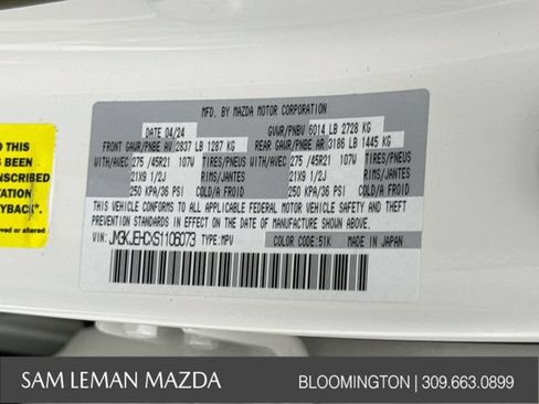Used 2025 MAZDA CX-70 3.3 Turbo S w/ Premium Plus AWD/4WD image 33