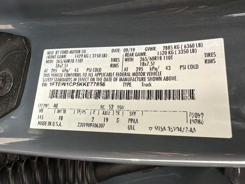 Used 2019 Ford F150 XLT w/ Equipment Group 302A Luxury RWD image 25