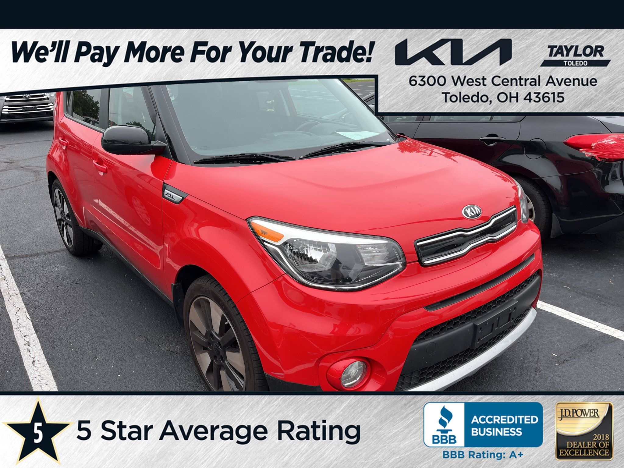 Used 2018 Kia Soul + FWD image 1
