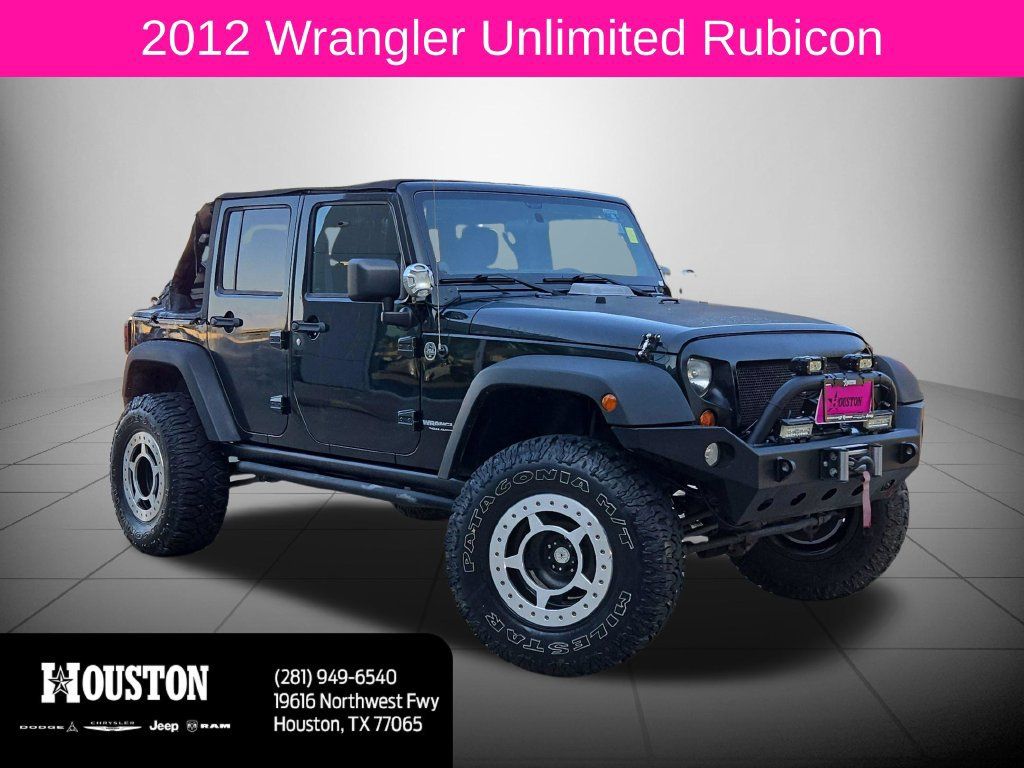 Used 2012 Jeep Wrangler Unlimited Rubicon w/ Max Tow Pkg AWD/4WD image 1