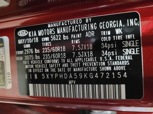 Used 2019 Kia Sorento EX AWD/4WD image 33