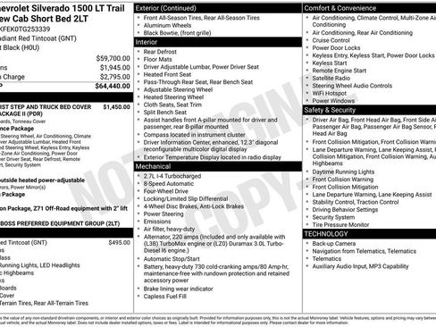 New 2026 Chevrolet Silverado 1500 LT Trail Boss AWD/4WD image 5