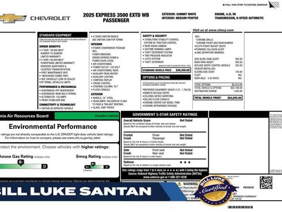 Used 2025 Chevrolet Express 3500 LT w/ LT Preferred Equipment Group