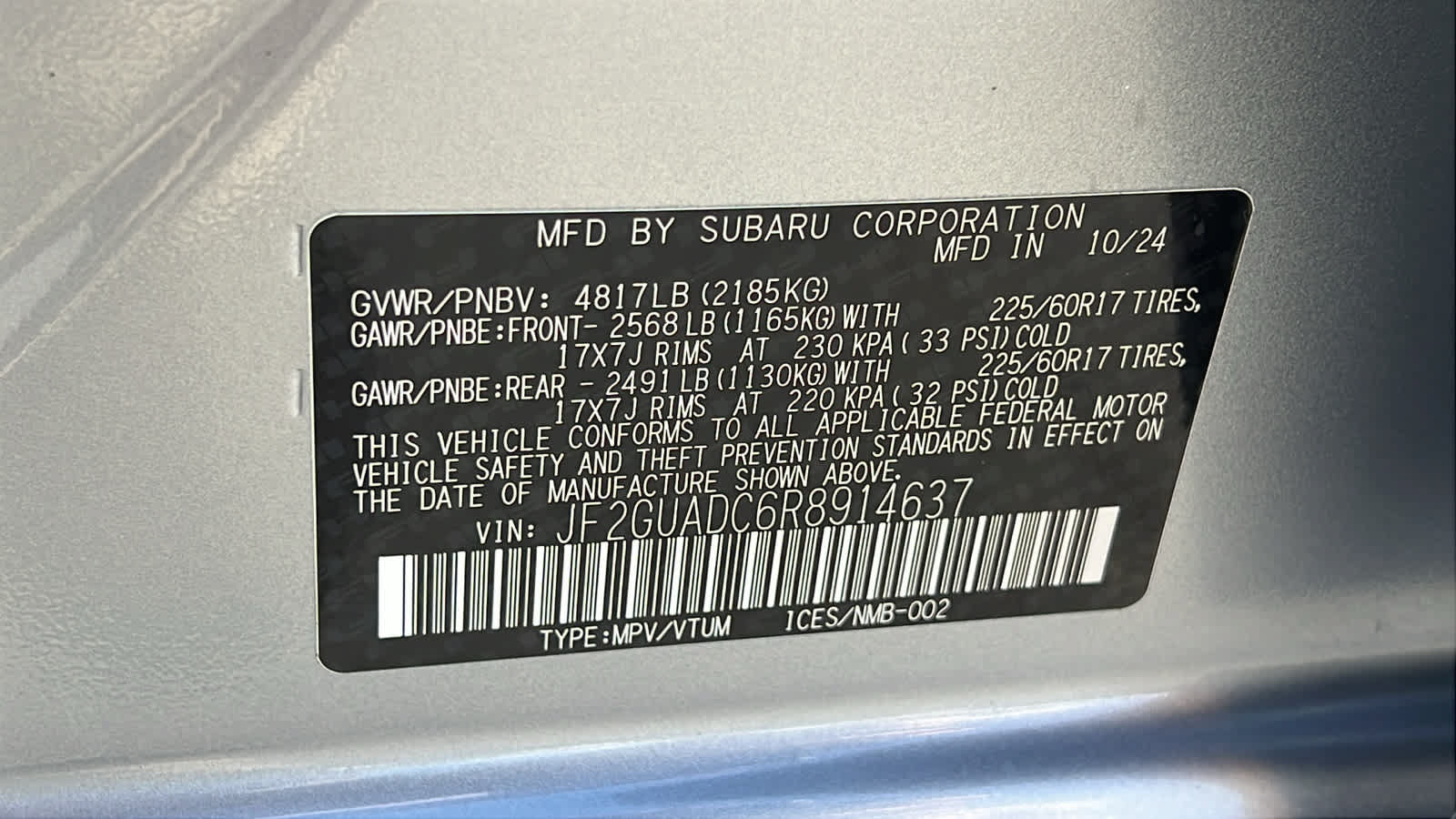 Used 2024 Subaru Crosstrek 2.0i Premium AWD/4WD image 30