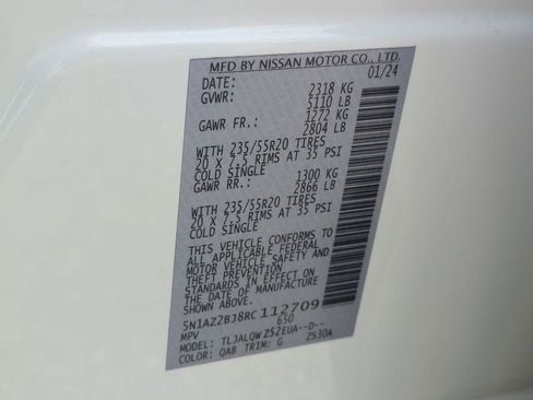 Certified 2024 Nissan Murano SV w/ SV Midnight Edition Package image 31