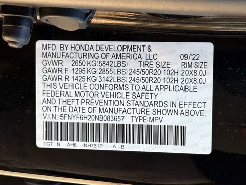 Used 2022 Honda Pilot Special Edition image 30