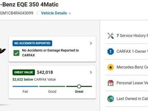 Certified 2024 Mercedes-Benz EQE 350+ 4MATIC SUV image 3