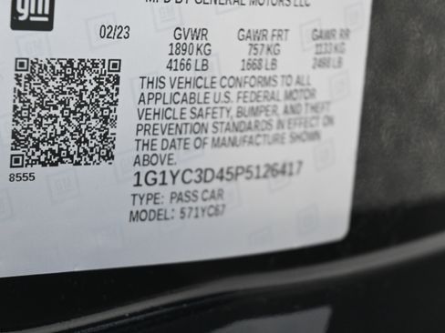 Used 2023 Chevrolet Corvette Stingray Premium Conv w/ Z51 Performance Package image 38