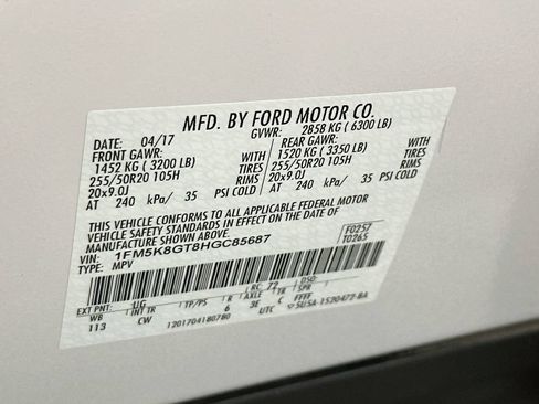 Used 2017 Ford Explorer Sport AWD/4WD image 34