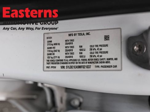 Used 2021 Tesla Model 3 Standard Range Plus RWD image 30