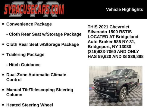 Used 2021 Chevrolet Silverado 1500 RST w/ True North Edition Plus AWD/4WD image 6