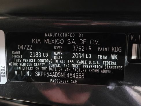 Used 2022 Kia Forte GT-Line w/ GT-Line Premium Package FWD image 33