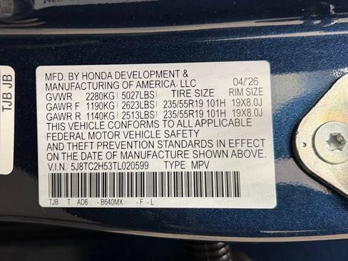 Certified 2026 Acura RDX w/ Technology Package AWD/4WD image 11
