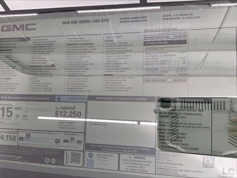 New 2026 GMC Sierra 1500 AT4X image 21