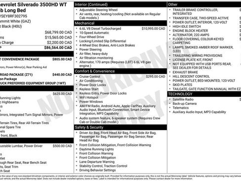 Used 2024 Chevrolet Silverado 3500 W/T w/ WT Fleet Convenience Package AWD/4WD image 33