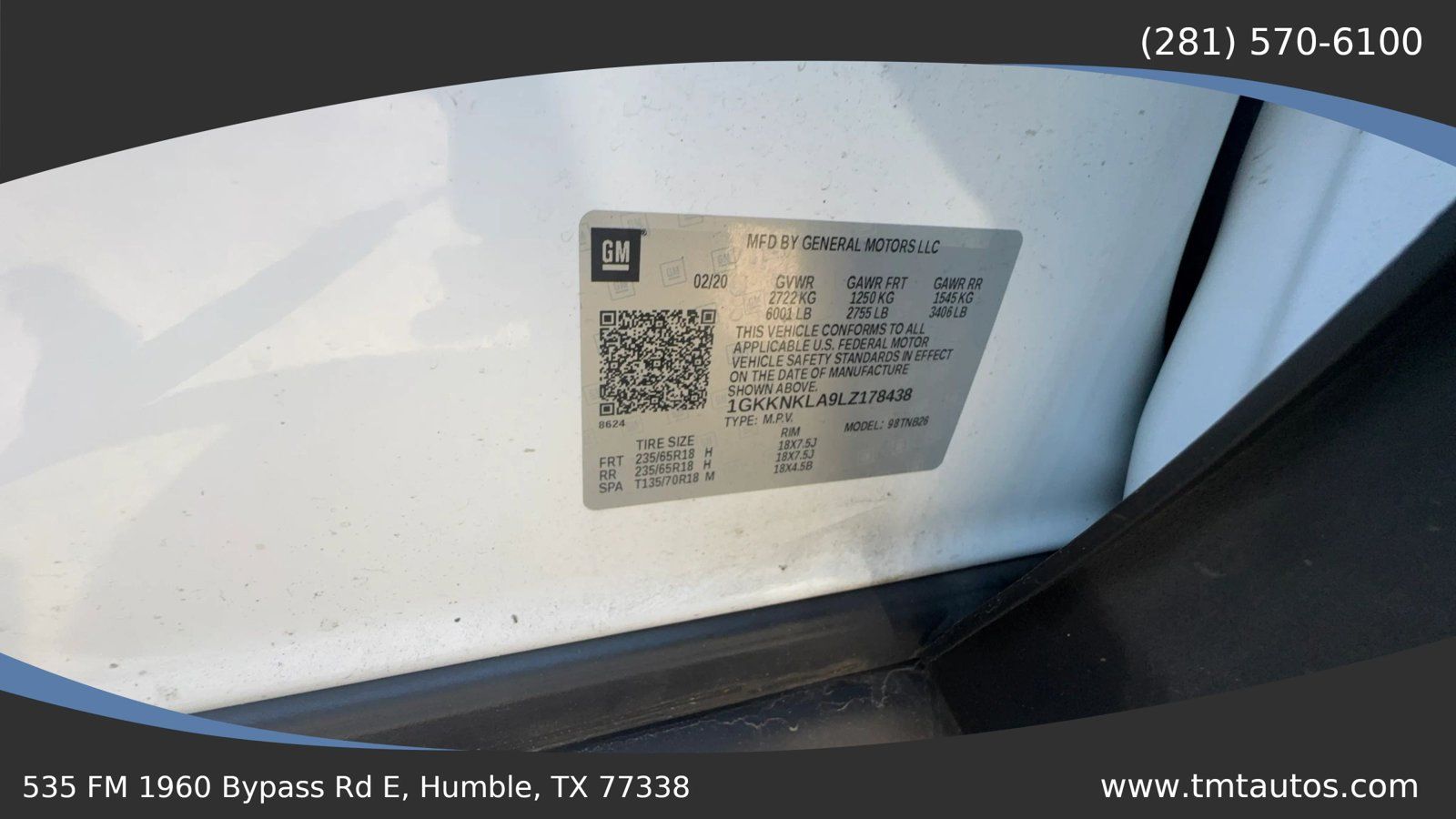 Used 2020 GMC Acadia SLE FWD image 16
