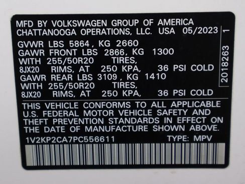 Used 2023 Volkswagen Atlas SE w/ Panoramic Sunroof Package AWD/4WD image 48