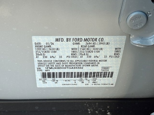 Used 2026 Ford Explorer Active w/ Active Comfort Package AWD/4WD image 9