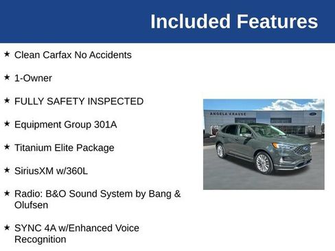 Used 2024 Ford Edge Titanium w/ Titanium Elite Package AWD/4WD image 5