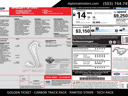 Used 2022 Ford Mustang Shelby GT500 w/ Carbon Fiber Track Pack