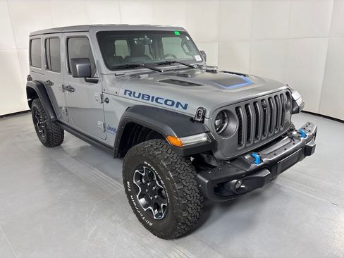 Used 2023 Jeep Wrangler Unlimited Rubicon 4xe w/ Steel Bumper Group AWD/4WD image 2