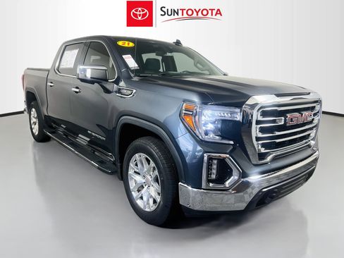 Used 2021 GMC Sierra 1500 SLT w/ SLT Premium Package RWD image 1
