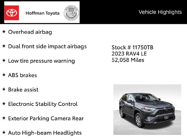 Used 2023 Toyota RAV4 LE AWD/4WD image 29