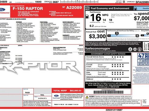 Used 2025 Ford F150 Raptor AWD/4WD image 2