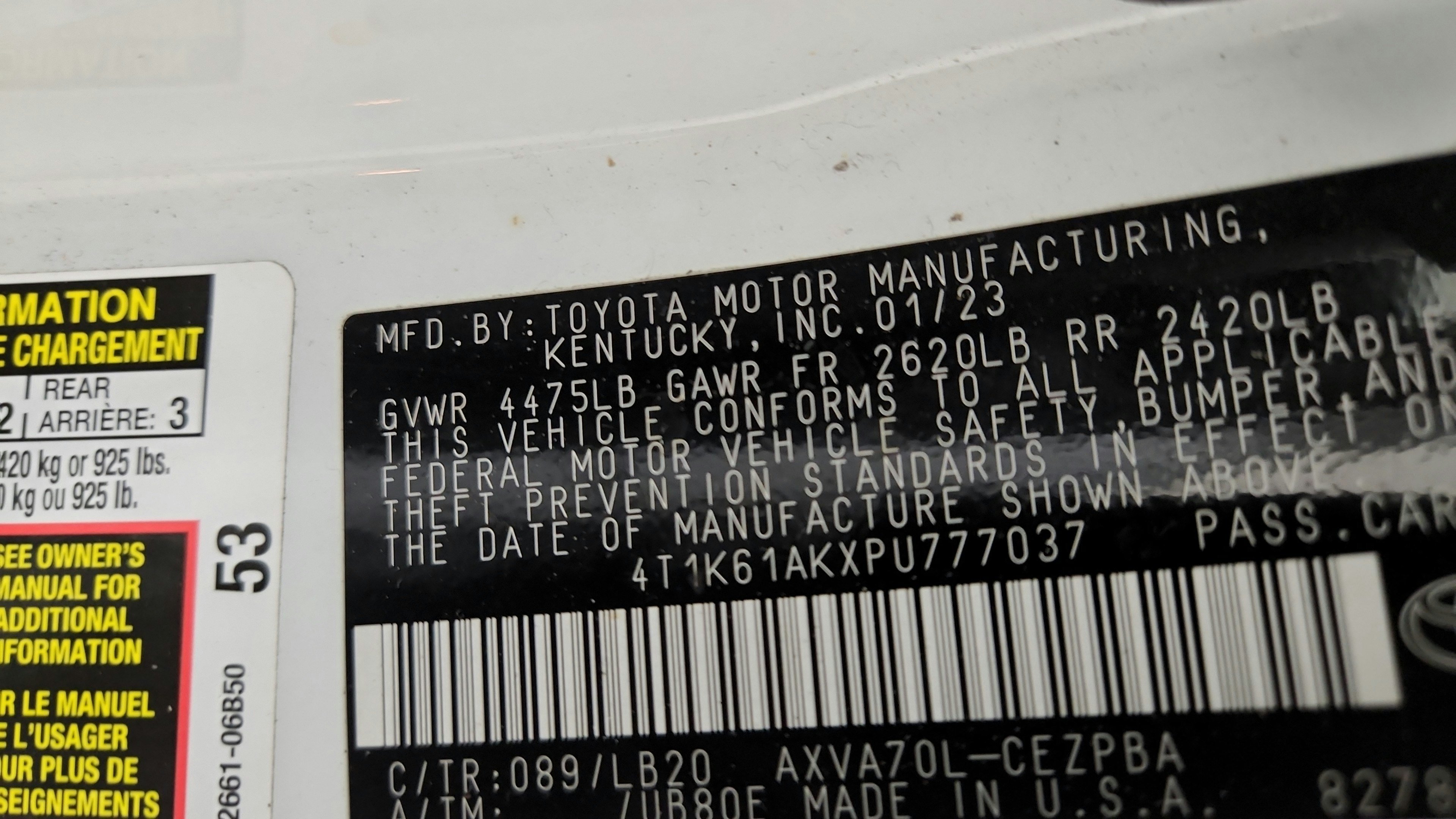 Used 2023 Toyota Camry XSE w/ Cold Weather Package FWD image 20