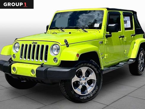 Used 2016 Jeep Wrangler Unlimited Sahara w/ Max Tow Package AWD/4WD image 1