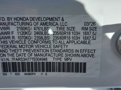 New 2026 Honda CR-V EX-L image 25