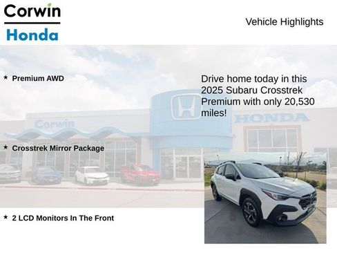 Used 2025 Subaru Crosstrek 2.5i Premium w/ Crosstrek Mirror Package AWD/4WD image 6