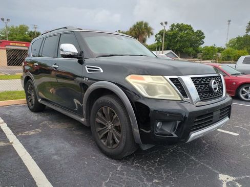Used 2017 Nissan Armada Platinum w/ Captain Seat Package image 1