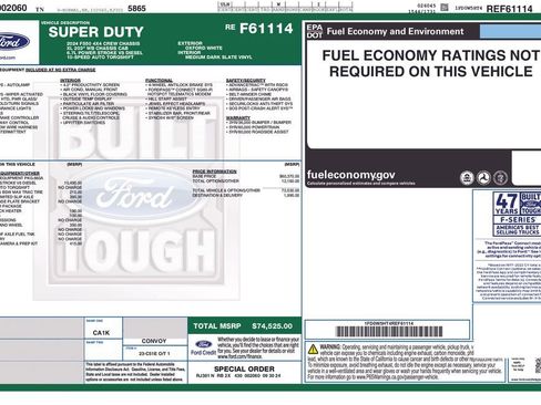 New 2024 Ford F550 4x4 Crew Cab Super Duty image 29