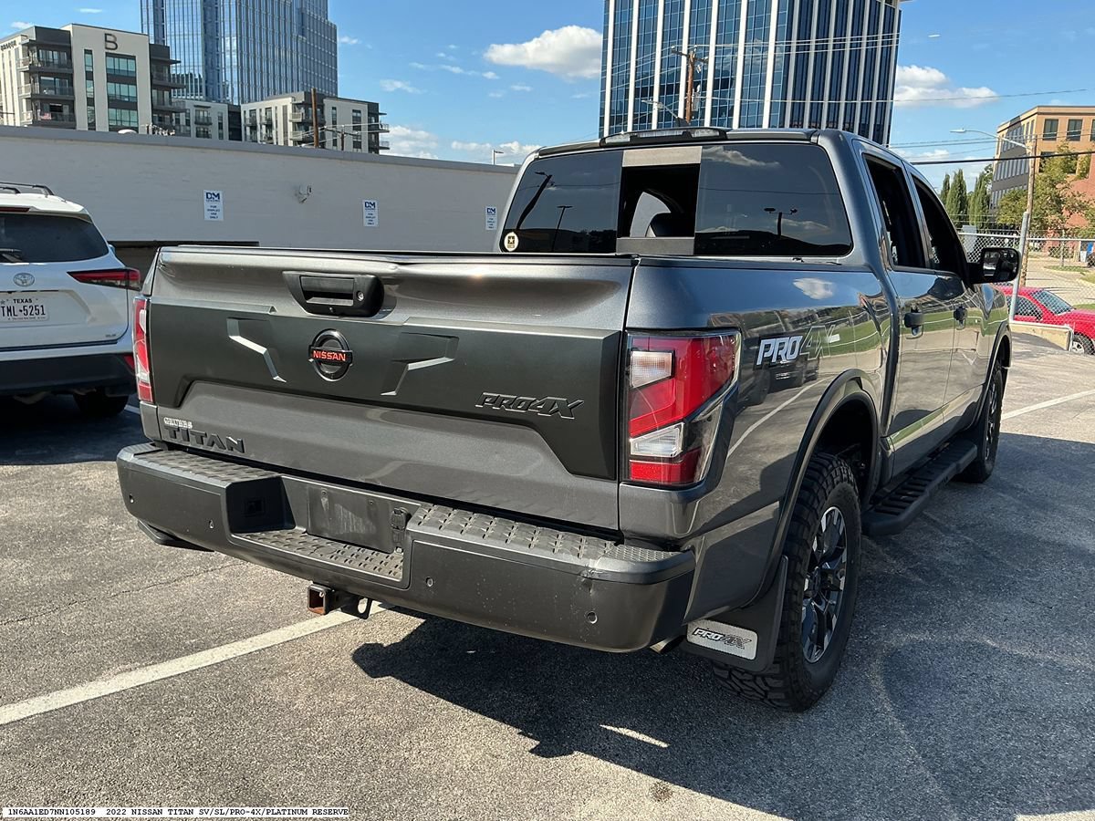 Used 2022 Nissan Titan PRO-4X w/ Pro-4x Convenience Package AWD/4WD image 4