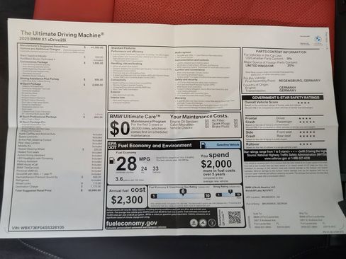 Used 2025 BMW X1 xDrive28i w/ M Sport Package image 12