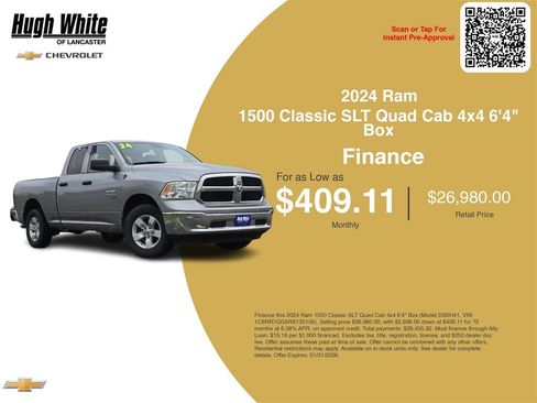 Used 2024 RAM 1500 Classic SLT image 3
