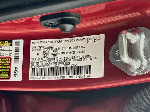 Used 2022 Toyota Tacoma SR w/ SR Convenience Package RWD image 12