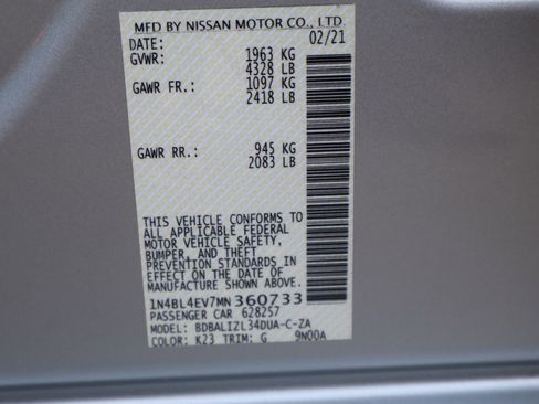 Used 2021 Nissan Altima 2.5 SL image 36