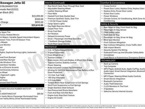 Used 2019 Volkswagen Jetta SE FWD image 2