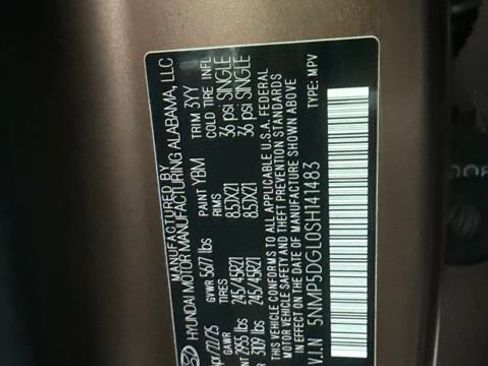 Certified 2025 Hyundai Santa Fe Calligraphy AWD/4WD image 13
