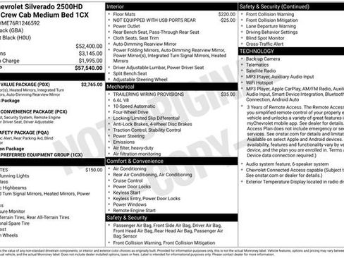 Used 2024 Chevrolet Silverado 2500 Custom w/ Custom Value Package AWD/4WD image 15