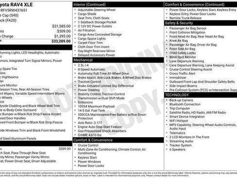 Certified 2024 Toyota RAV4 XLE AWD/4WD image 30