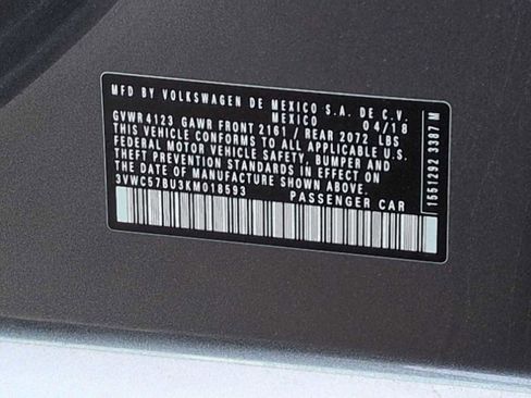 Used 2019 Volkswagen Jetta S w/ Driver Assistance Package image 35